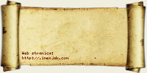 David Rudić vizit kartica